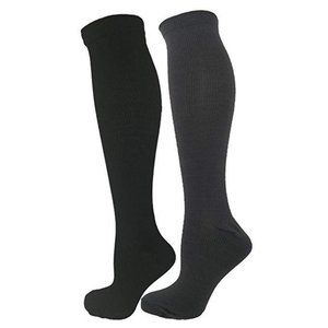 Black & Grey 2 Pair Large/X-Large Ladies Compressi